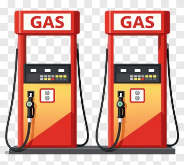 Gas Pump Station PNG