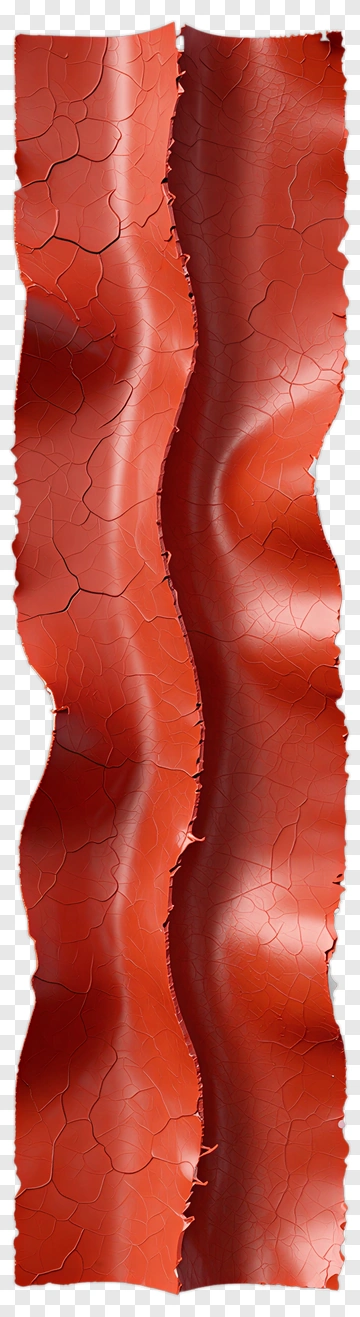Textured Red Surface With Cracked Detail PNG
