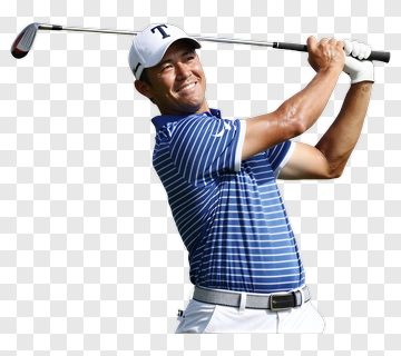 Golfer Swinging A Club PNG