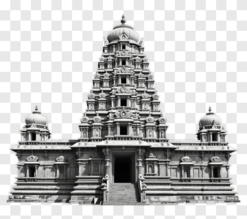 Architectural Temple Structure PNG