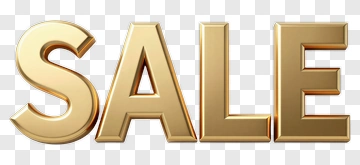 Gold Sale Sign PNG