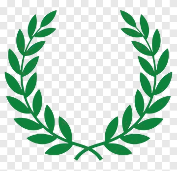 Green Laurel Wreath PNG