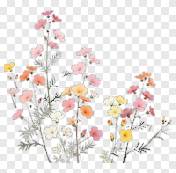 Colorful Floral Bouquet PNG