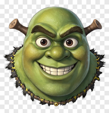 Shrek Character Face PNG
