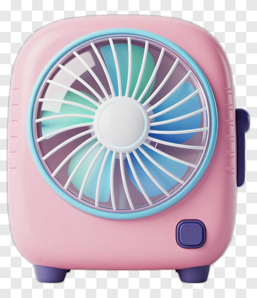 Pink Mini Fan PNG