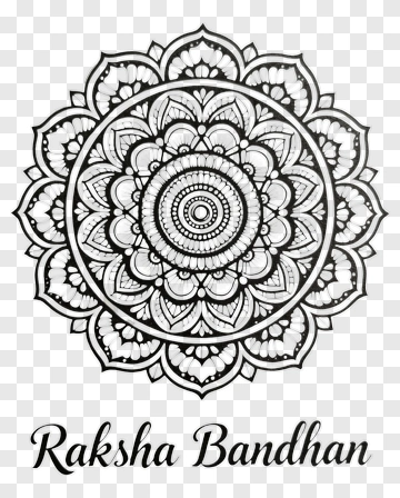 Mandala Design For Raksha Bandhan PNG