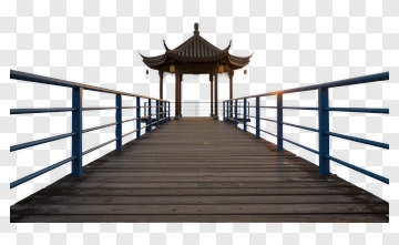 Traditional Pavilion On A Wooden Pier PNG