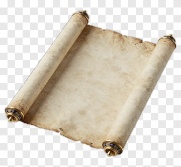 Old Scroll With Decorative Ends PNG
