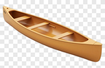 Wooden Canoe PNG