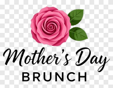 Mother's Day Brunch Rose PNG