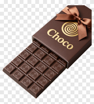 Chocolate Bar In A Box PNG