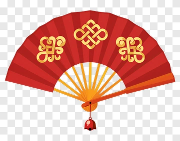 Chinese Decorative Fan PNG