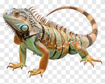 Colorful Lizard PNG