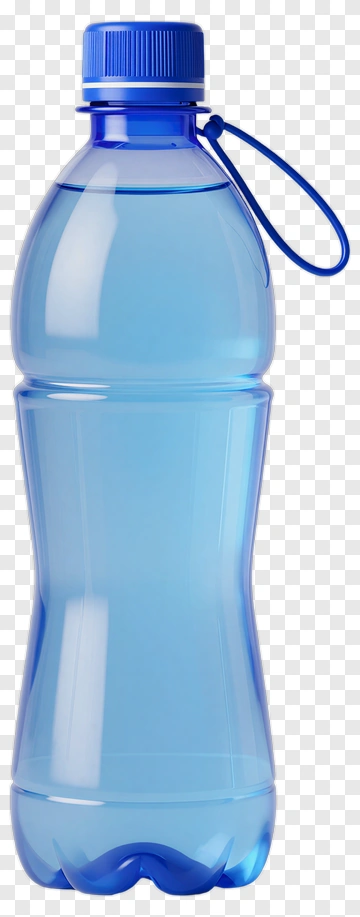 Blue Water Bottle PNG