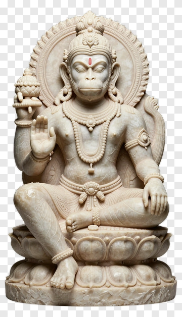 Marble Hanuman Statue PNG