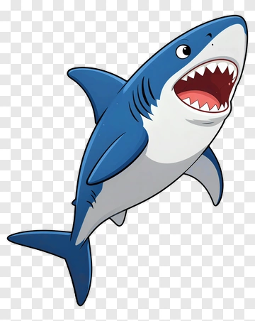 Cartoon Shark PNG