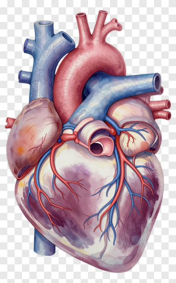 Anatomical Heart Illustration PNG
