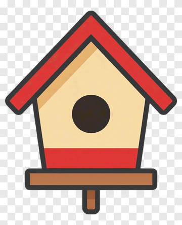 Cartoon Birdhouse PNG