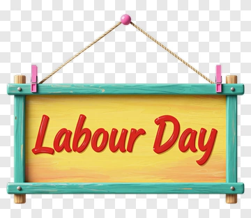 Labour Day Sign PNG