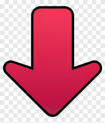 Red Downward Arrow Icon PNG