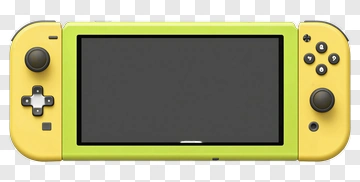 Yellow Handheld Gaming Console PNG