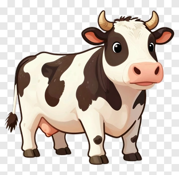 Cartoon Cow PNG