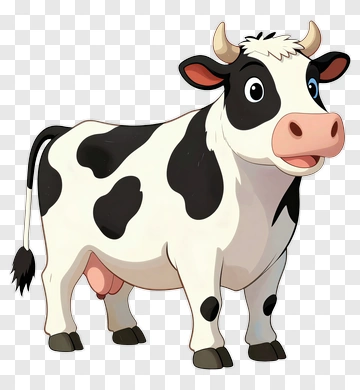 Cartoon Cow PNG