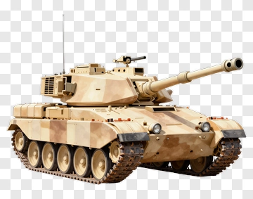 Military Tank In Desert Camouflage PNG