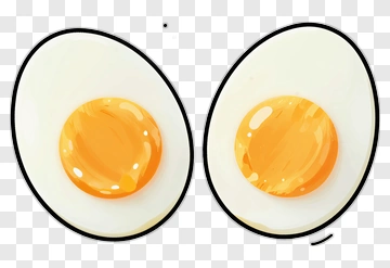 Cartoon Fried Eggs PNG