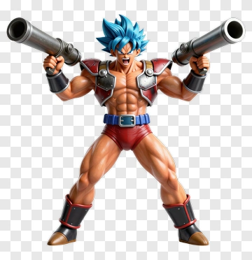 Fictional Character Holding Guns PNG