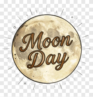 Moon Day Illustration PNG