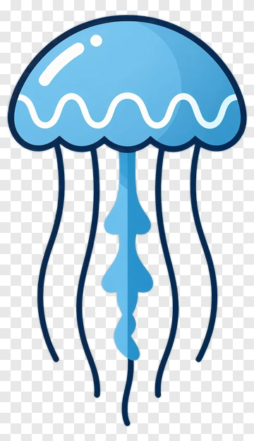 Cartoon Jellyfish PNG