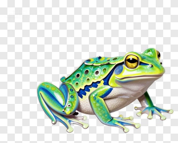 Colorful Frog PNG