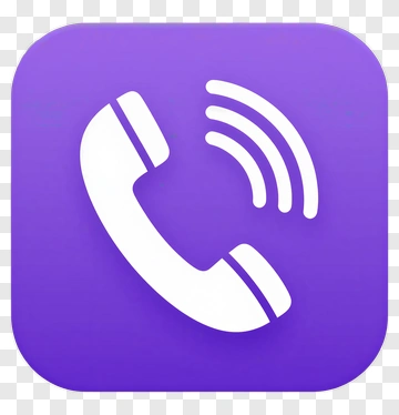 Phone Icon In Purple Background PNG