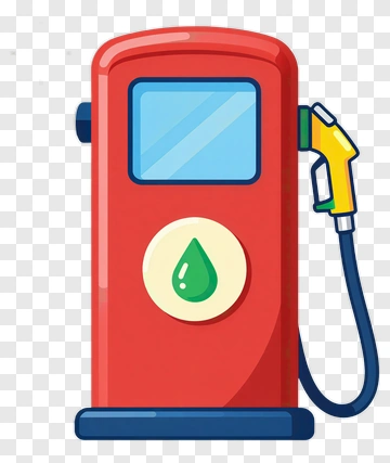 Cartoon Gas Pump PNG
