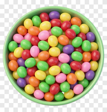 Colorful Candy Bowl PNG