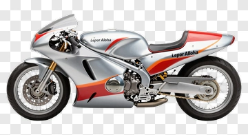 Sport Motorcycle With Sleek Design PNG