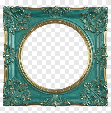 Vintage Decorative Picture Frame PNG