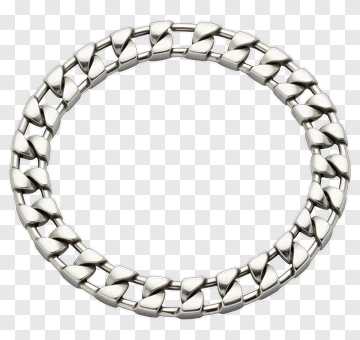 Silver Chain Bracelet PNG