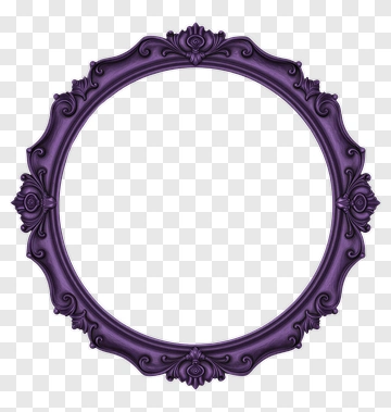 Purple Ornate Frame PNG