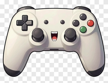 Cartoon Game Controller With A Face PNG