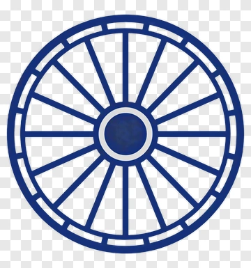 Blue Wheel Design PNG