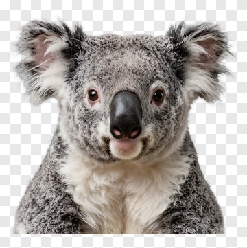 Koala Portrait PNG
