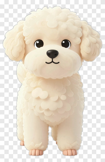 3D Cartoon Dog PNG