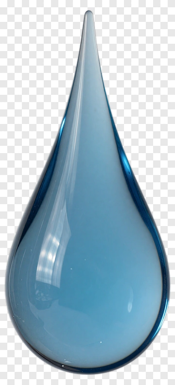 Blue Water Drop PNG