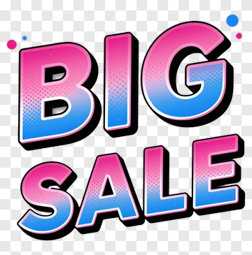 Big Sale Sign PNG