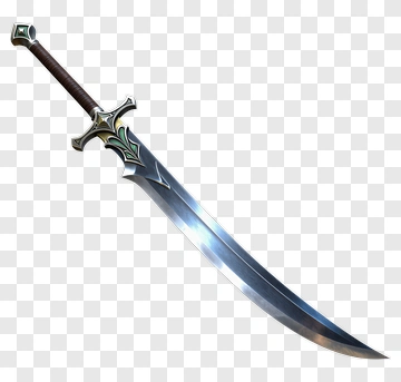 Fantasy Sword With Intricate Design PNG