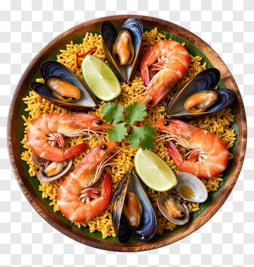 Seafood Platter With Shrimp And Mussels PNG
