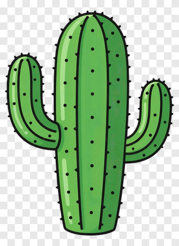 Cartoon Cactus PNG