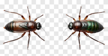 Realistic Ant Illustration PNG